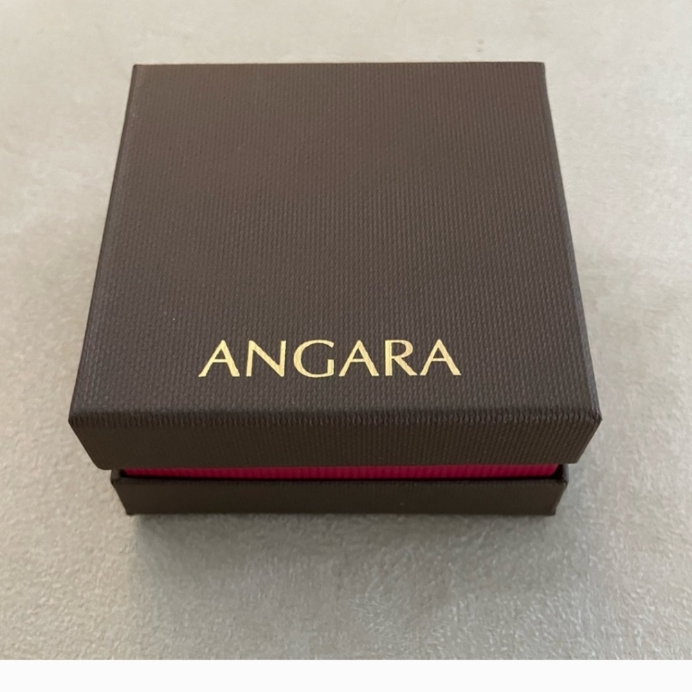 ANGARA GARNET EARRINGS - Picture 6 of 14